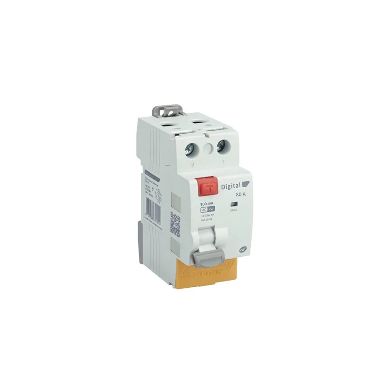 Digital Electric - Interrupteur Différentiel 2x80A/300mA Type AC - Réf 03456 Bon Marché